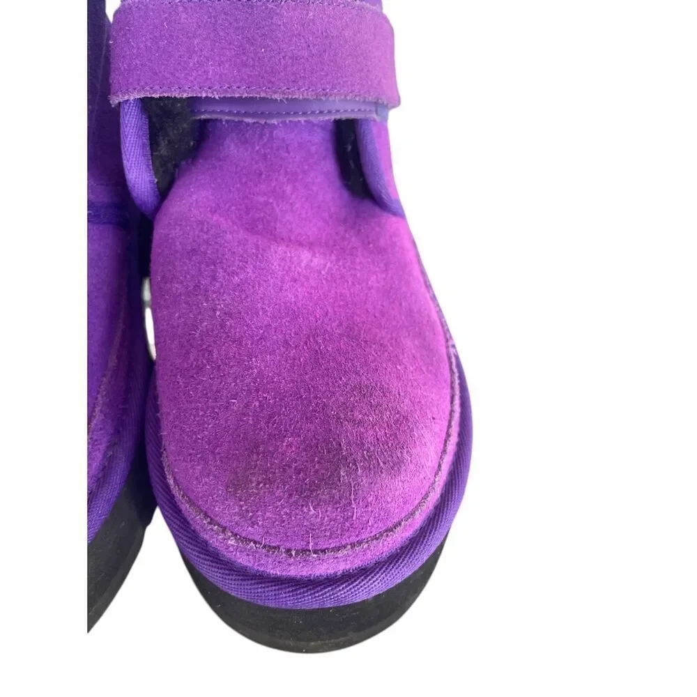 UGG Neumel Platform Suede Ankle Boots Size 6